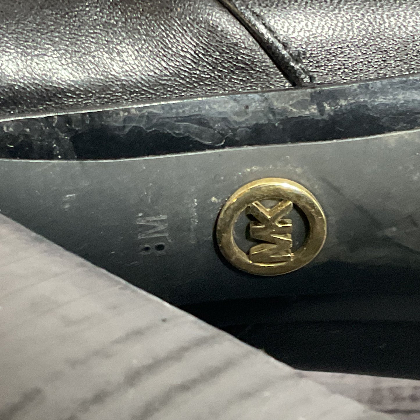 MICHAEL KORS Women's Black Tall Boots with Pom Pom Drawstring- SZ 8M