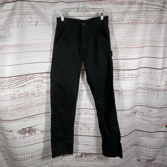 Carhartt Black Relaxed Fit Twill Utility Work Pants - Size 30/34