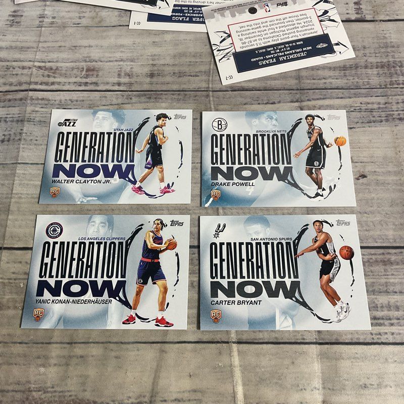 Lot Of 34 Topps 2025 Basketball Cards Rookie Foil Holo Flagg Kalkbrenner Fears