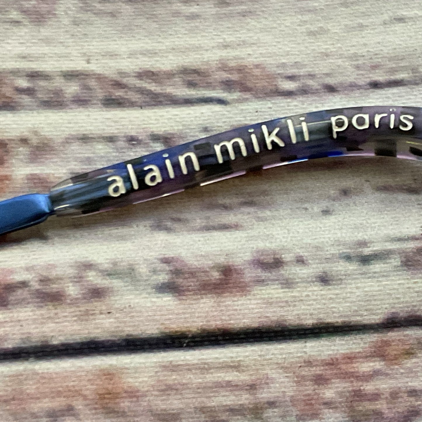 ALAIN MIKLI Devore A02038-07 Blue Eyeglasses- 54[ ]16 140 (FRAMES ONLY)