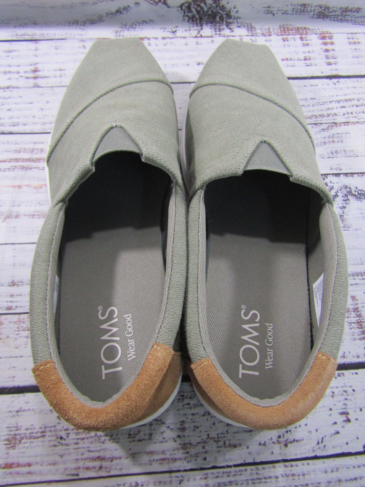 Toms Alp Fwd Men's Green Slip-On Shoes Size 10.5