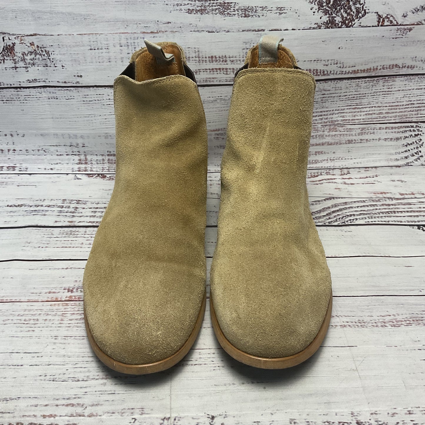 Shoe the Bear Beige Suede Chelsea Boot Men 10