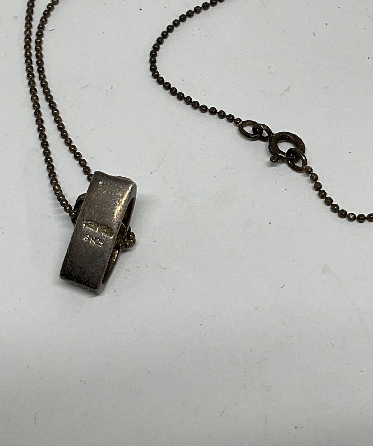 FOLLI FOLLIE Sterling Silver Vintage Pendant Chain Necklace