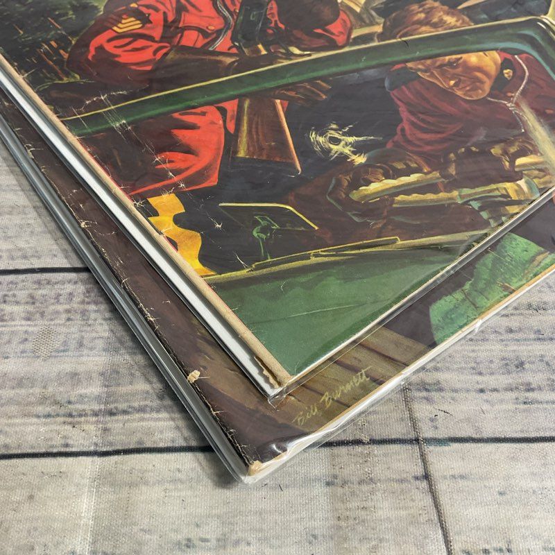 Lot Of 2 King Of The Royal Mounted Ungraded Zane Grey Dell Comics #15 #9