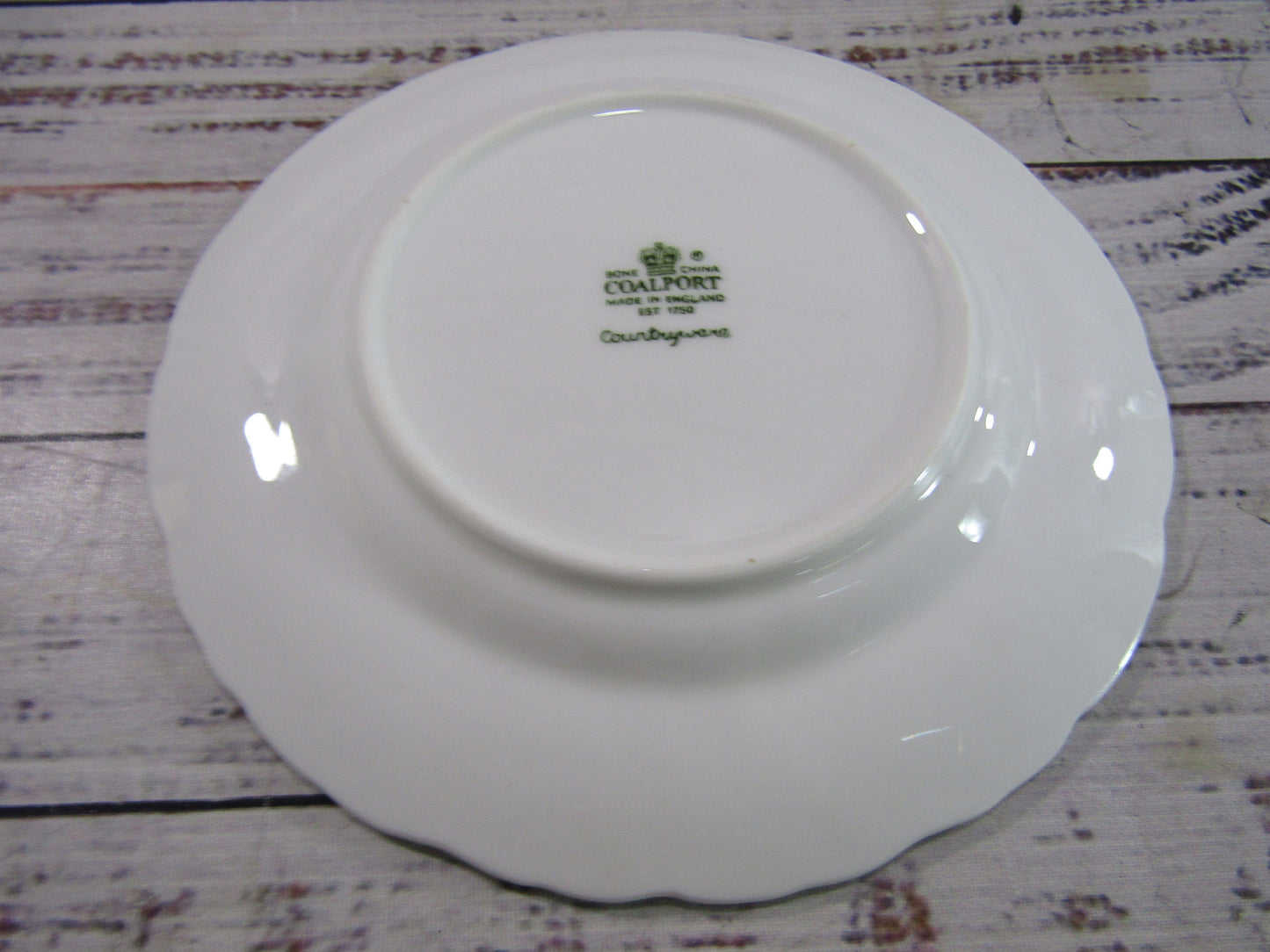 Coalport Countryware Cabbage Cup & Saucer, Dessert Plate, Salt & Pepper Shaker