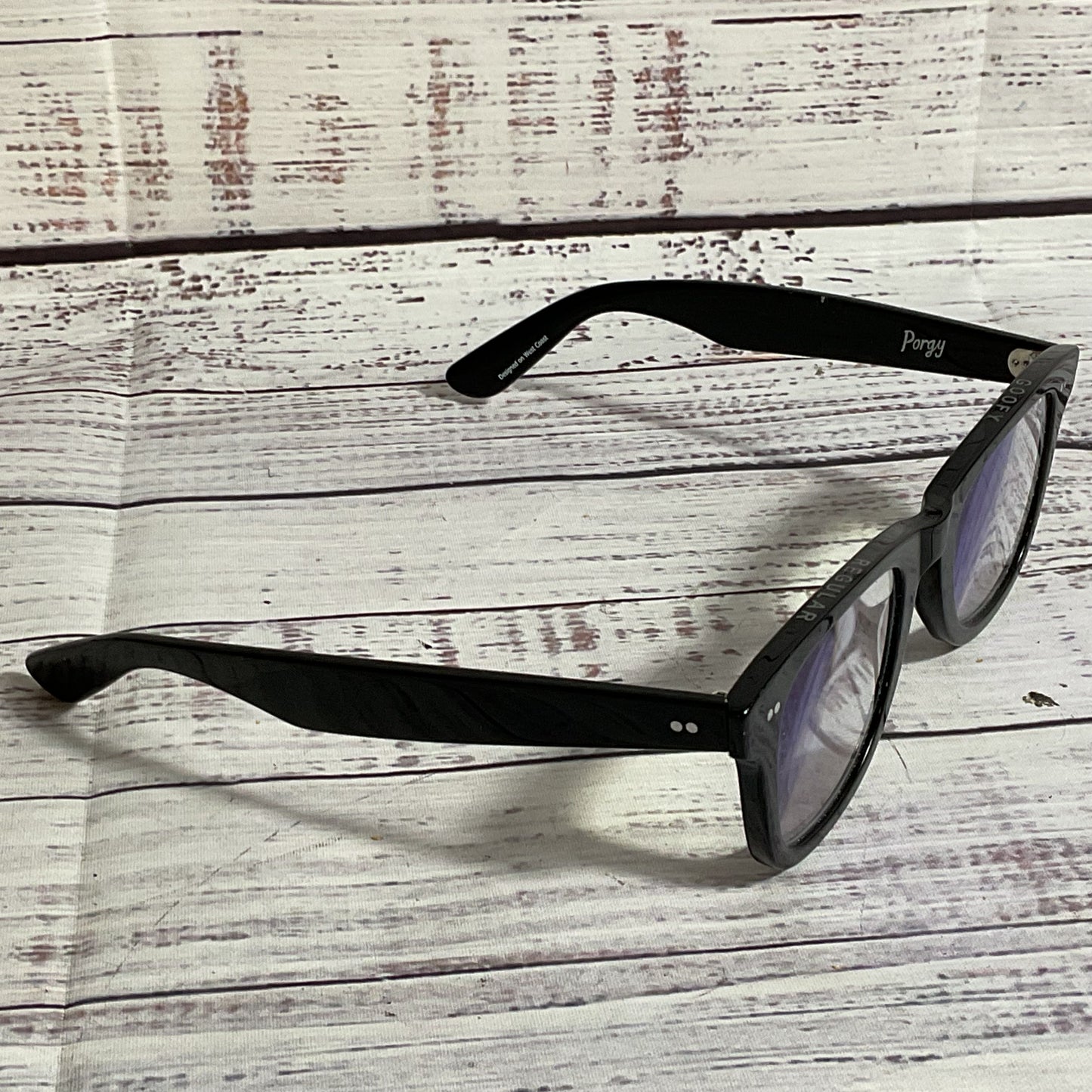 CADDIS Porgy Goofy Regular Unisex Black Eyeglasses 50[ ]23 145 (FOR FRAMES ONLY)