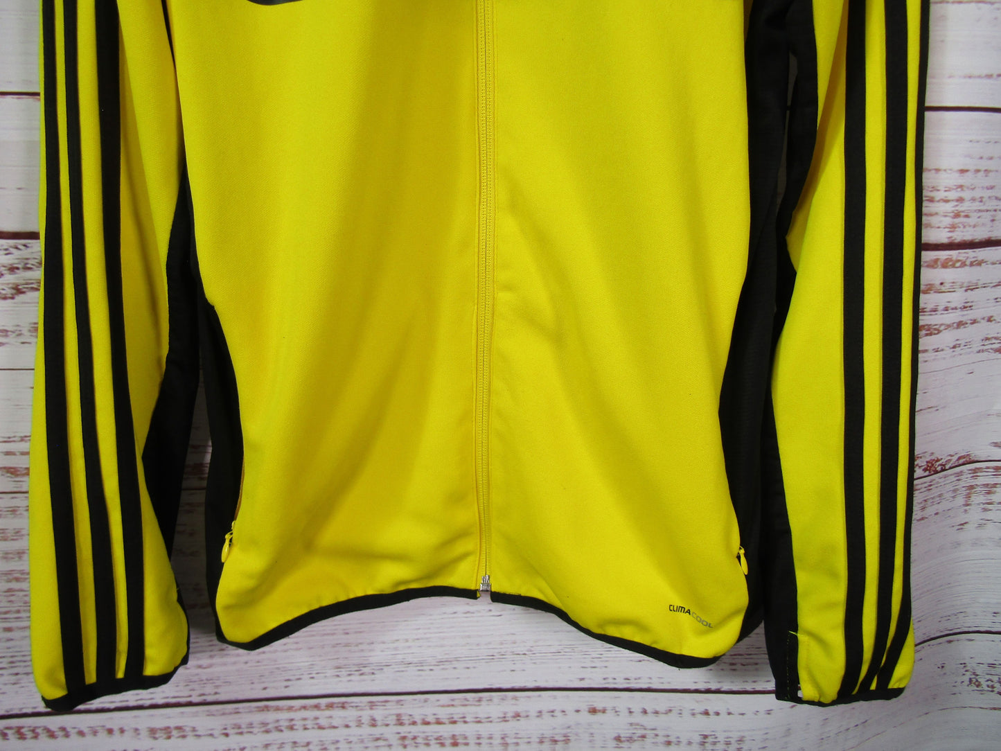 Adidas Firebird Men's Yellow & Black Full Zip Jacket Size S