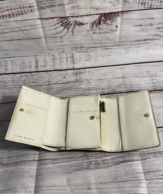 Tory Burch Women Wallet / Trifold Limited Edition VHTF Rare Elegant Style White