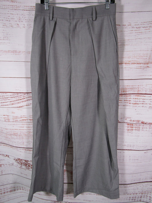 Salt Murphy Tyrian Men's Gray Wide Leg Dress Pants Trousers Size 28