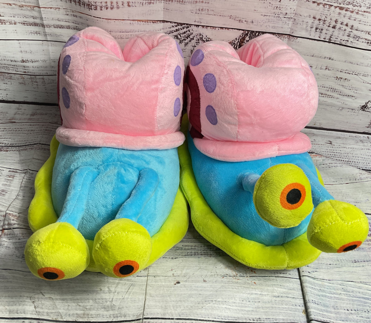 Nickelodeon SpongeBob Squarepants Gary The Snail Plush Slippers Multicolor 6-7