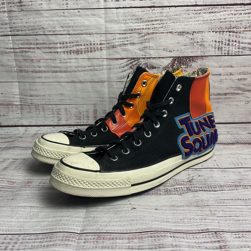 Converse X Space Jam Tune Squad Black High Top Sneaker Men's Size 10.5 US