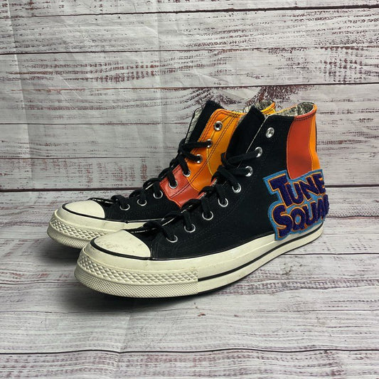 Converse X Space Jam Tune Squad Black High Top Sneaker Men's Size 10.5 US