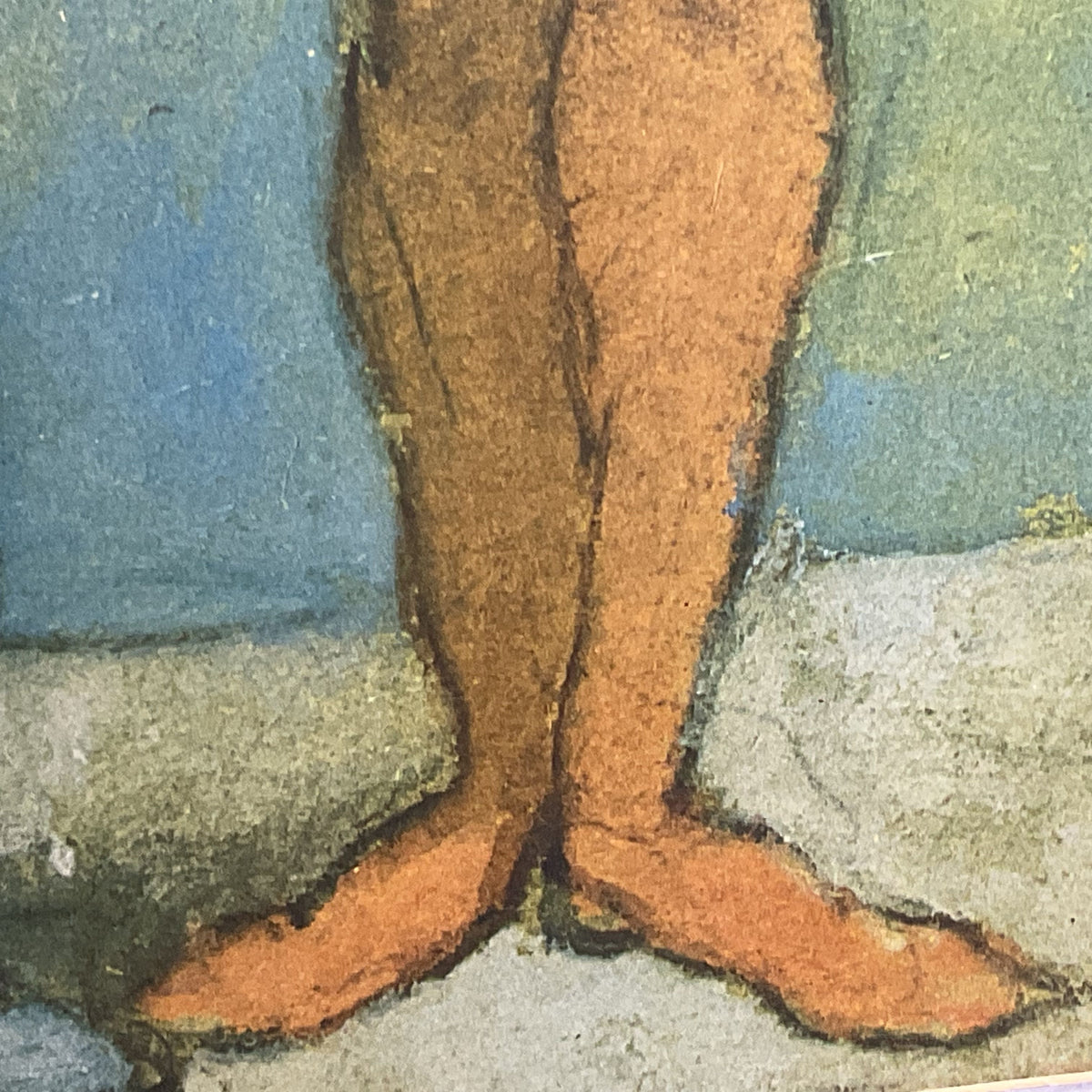 1905 PABLO PICASSO Saltimbanques Suite Series Rose Period Etching on Board