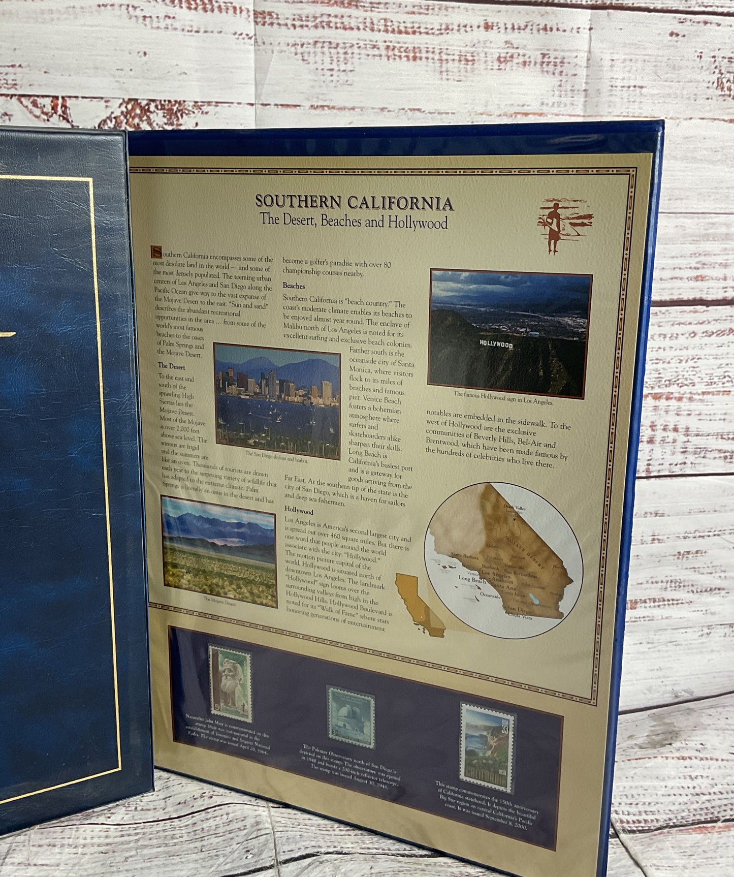 California Postal Commemorative Society Folio Stamp Coin Book