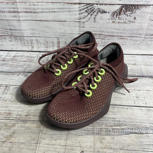 Allbirds Tree Dasher Burgundy Mesh Athletic Running Shoe Women's 7 US