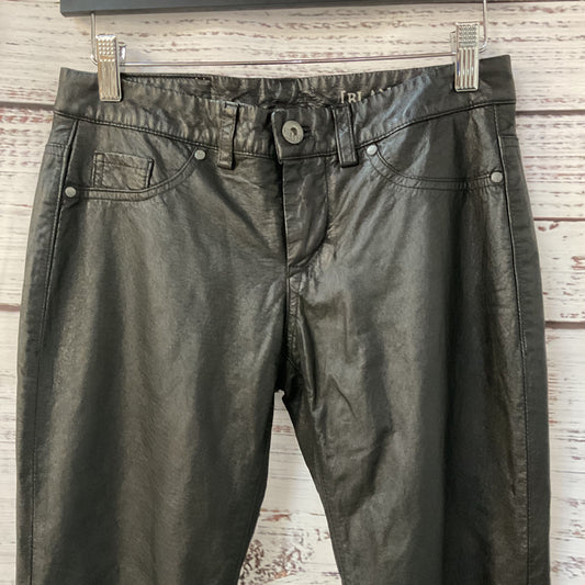 Blank NYC Black Leather Jeans Style Pants - Size 26