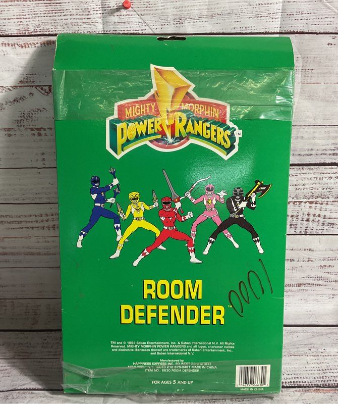 Talking Room Defender Mighty Morphin Power Rangers 1994 New Sealed