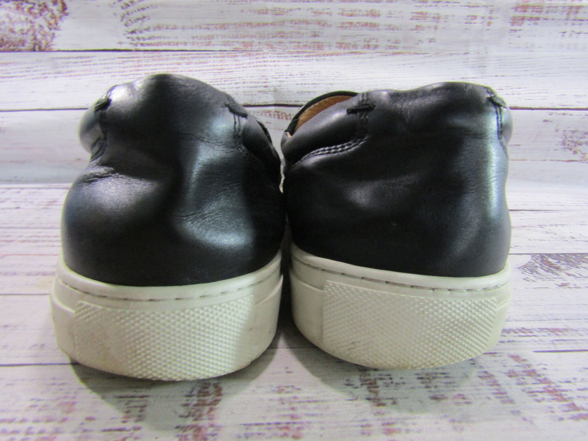 Greats Men's Black Leather Slip-On Shoes Size 11 Made in Italy