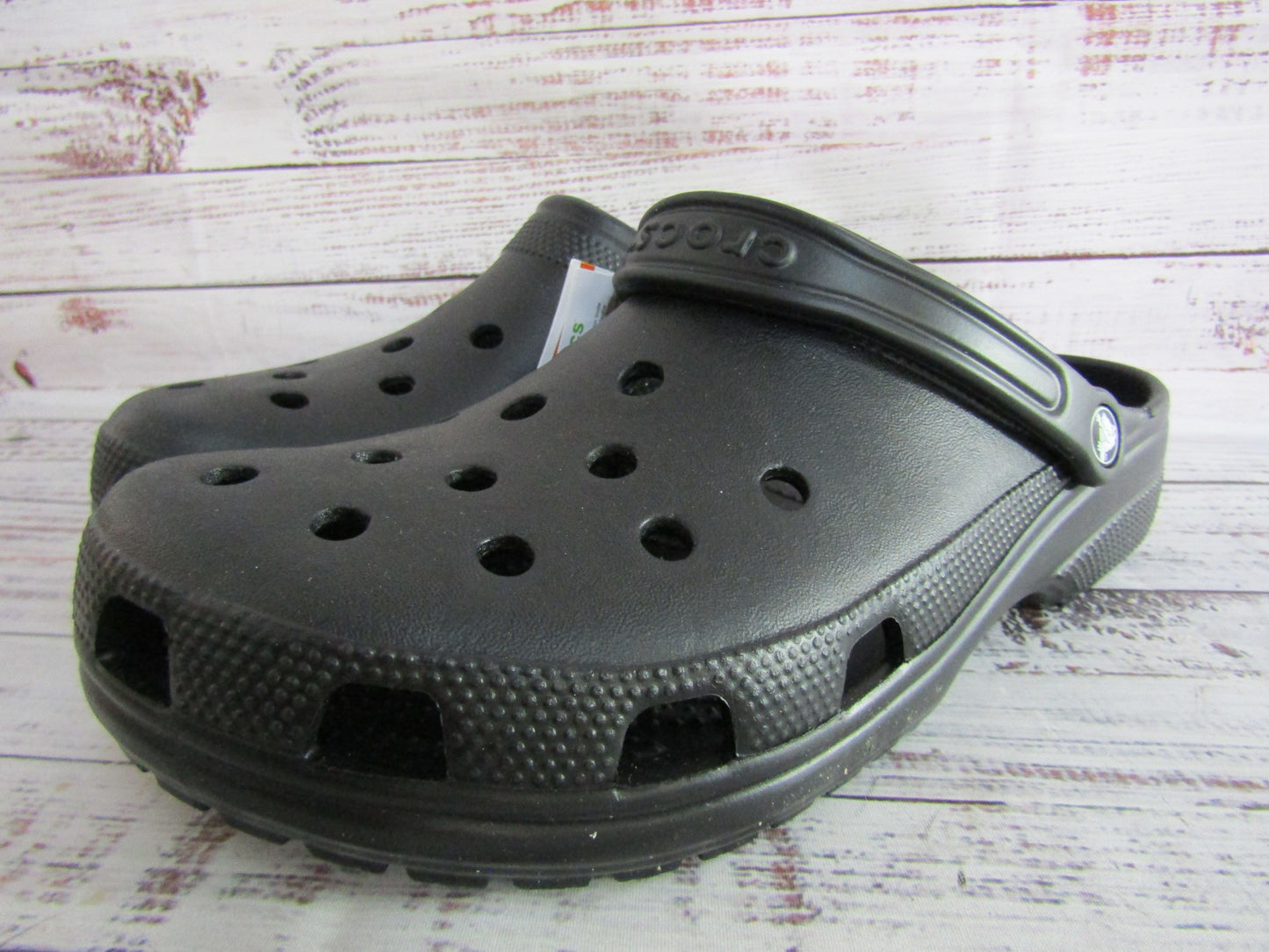 Crocs Classic Clogs Men's Black Sandals Size 13