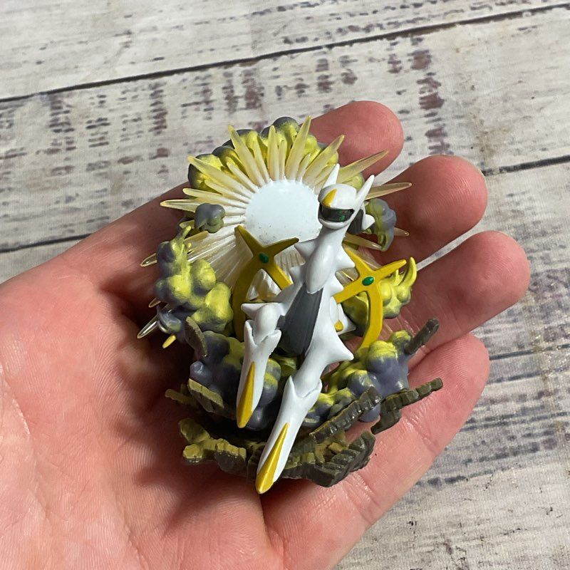 5 Pc. Lot Of Mini Pokemon Figurines Vintage & Modern Sandslash Arceus V Aipom
