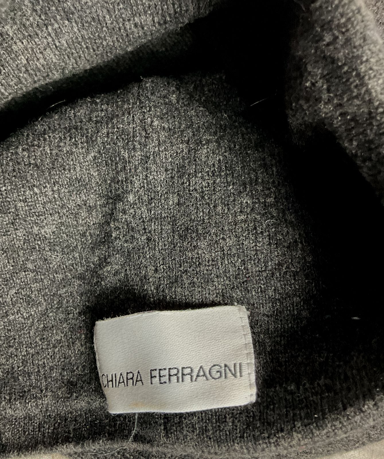 Chiara Ferragni Collection Flirting Beanie Gray OS