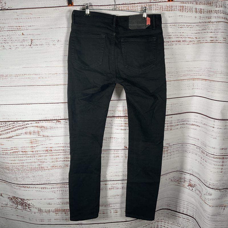 Acne Studios North Stay Black Denim Skinny Minimalist Hipster Jeans Size 31 x 30