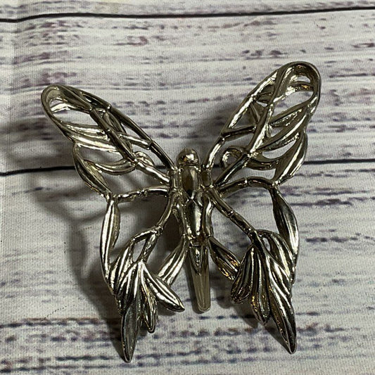 VTG. JOHN HARDY Silver Tone Butterfly Clip