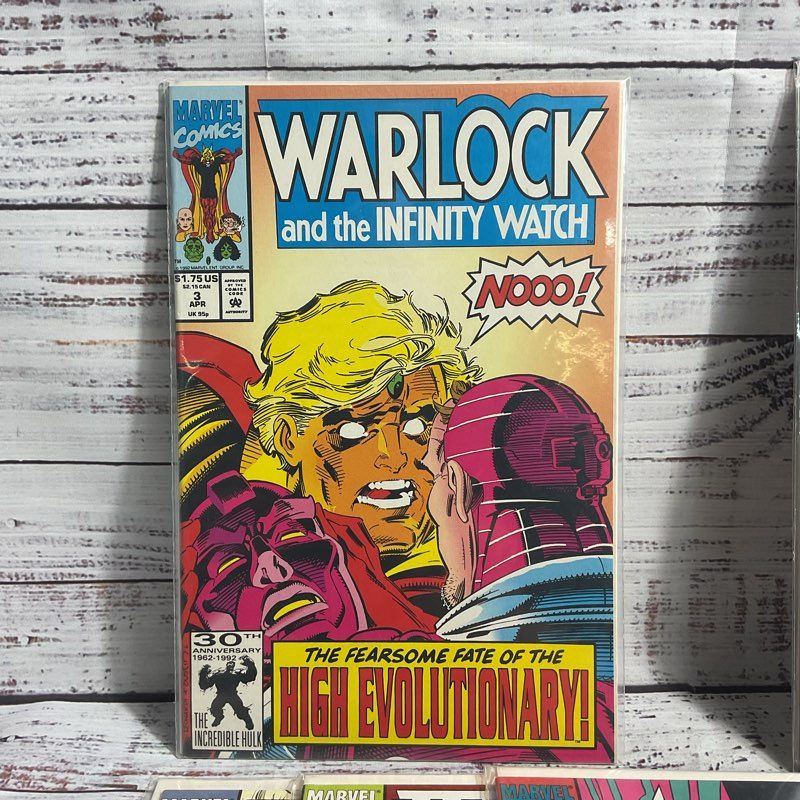 Lot Of 6 Warlock And The Infinity Watch #3 6 7 8 14 32 Vintage Marvel Comics