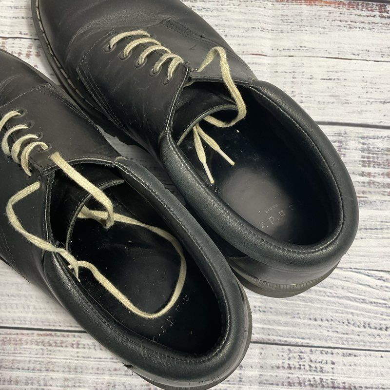 Sandro Black Leather Derby Ankle Boot Men's 8/Women's 9.5