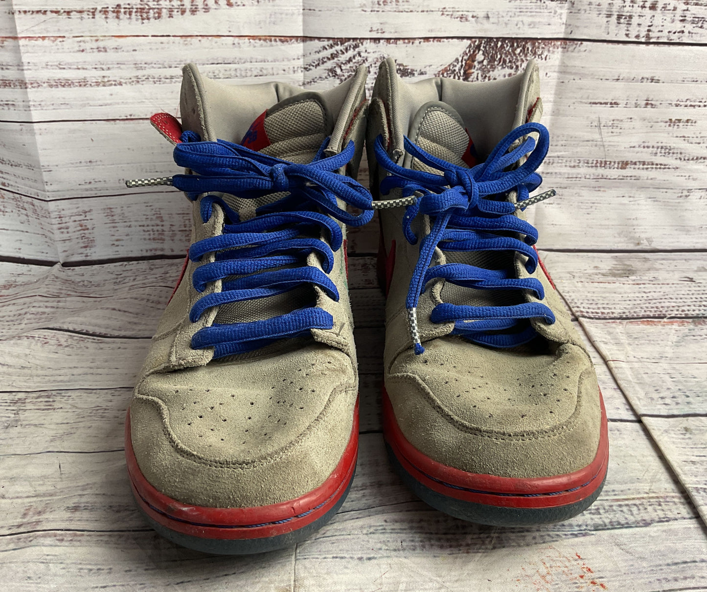 Nike Dunk High Pro Sb Sneakers Medium Grey Varsity Red 10.5