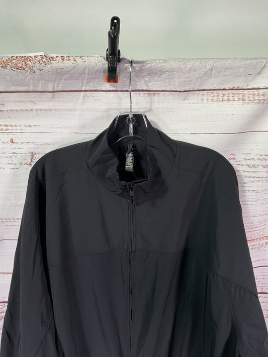 SKINS Men's Black Zip Up Jacket Size 3X Nylon