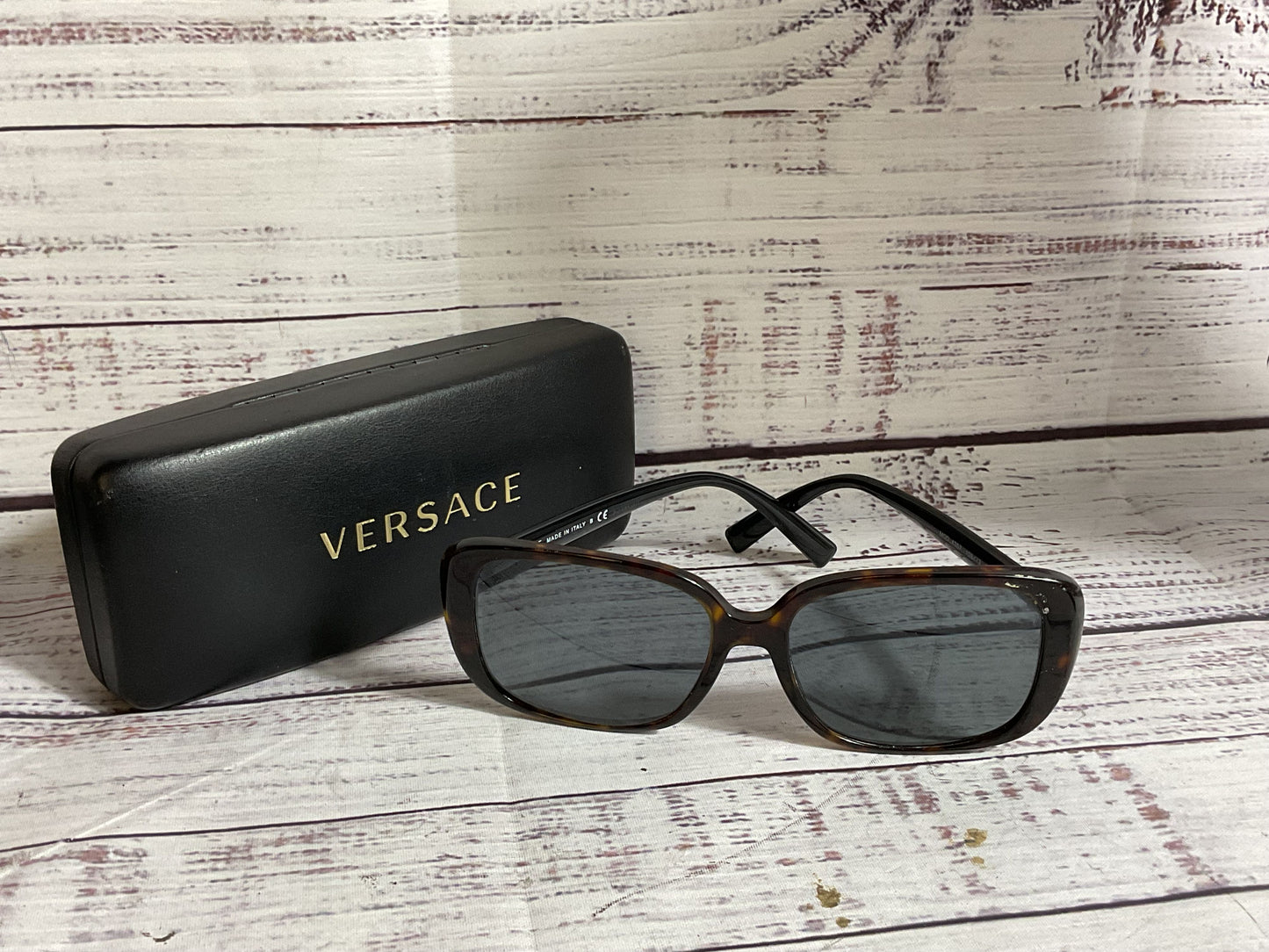 VERSACE 4357 Women's Black Oversized Sunglasses- 56[ ]16 140 (FRAMES ONLY)