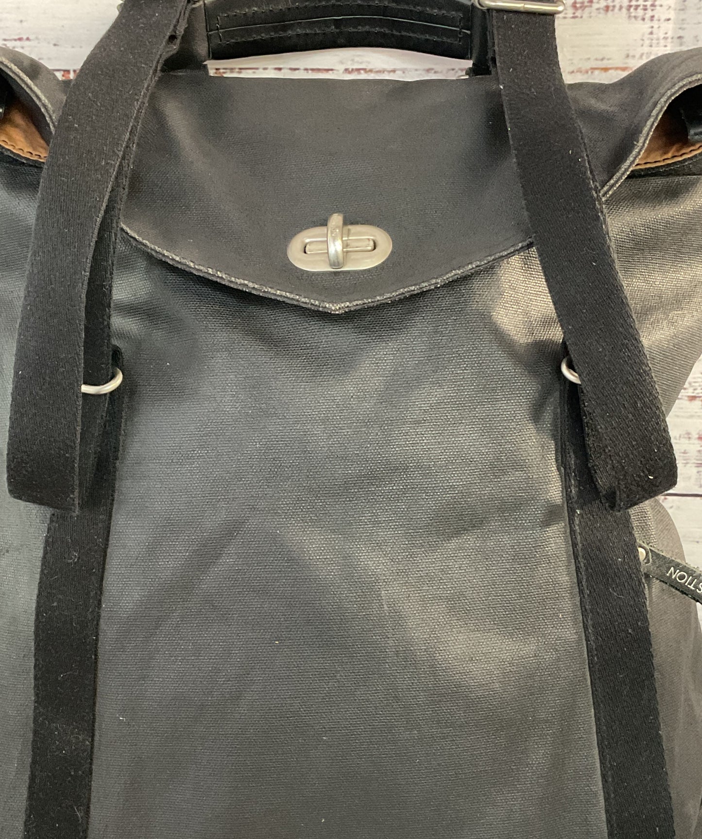 Qwestion Cotton Tote Organic Jet Black