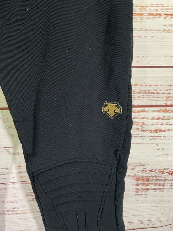 VTG Descente Ski Pants Padded Men's 38R Made In Japan Black Retro Flare Leg