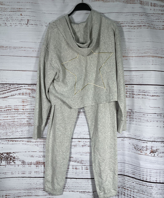 Vintage Havana Hoodie And Joggers Set Heather Gray M