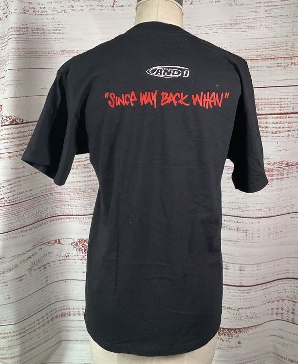 Mitchell & Ness Men's And 1 Way Back When T-Shirt Black M