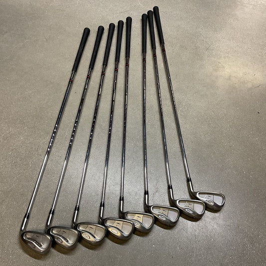 TAYLORMADE RAC OS 2005 T-Step Ultralite Iron Set- 3,4,5,6,7,8,9,P