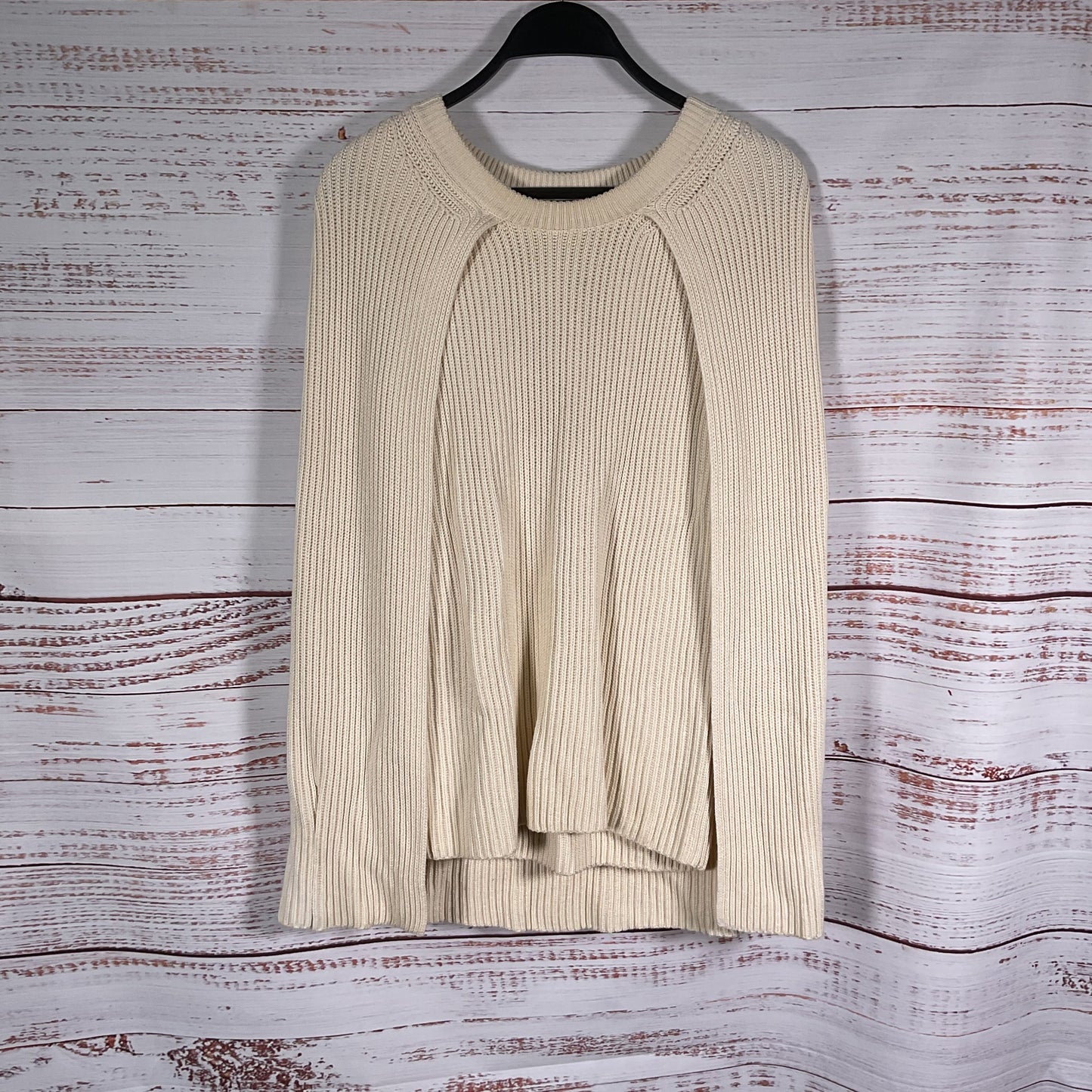 Dreyden Ivory Rhye Knit Sleeveless Sweater - Size XL