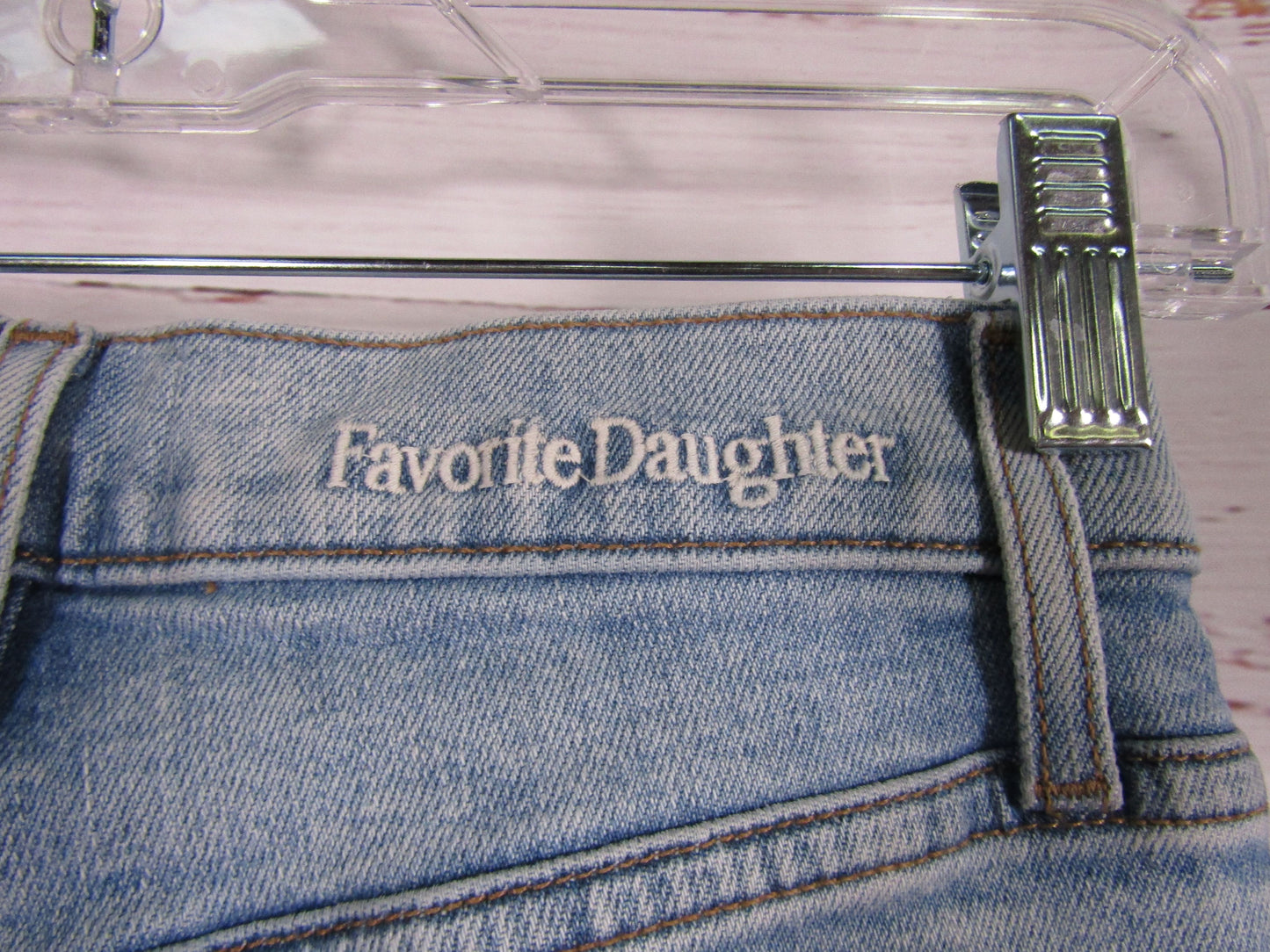 Favorite Daughter Women's Distressed Blue Denim Jeans Size 24