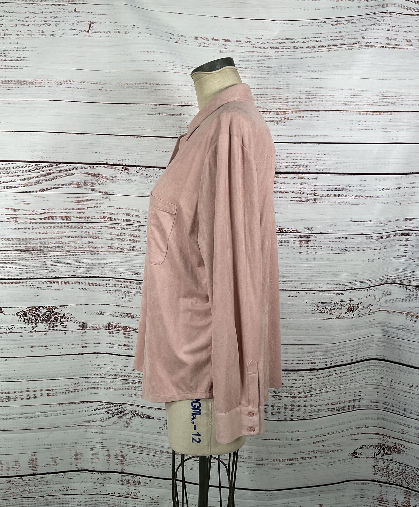 Chico's Blush Pink Button-Up Long Sleeve - Size 3 NWT
