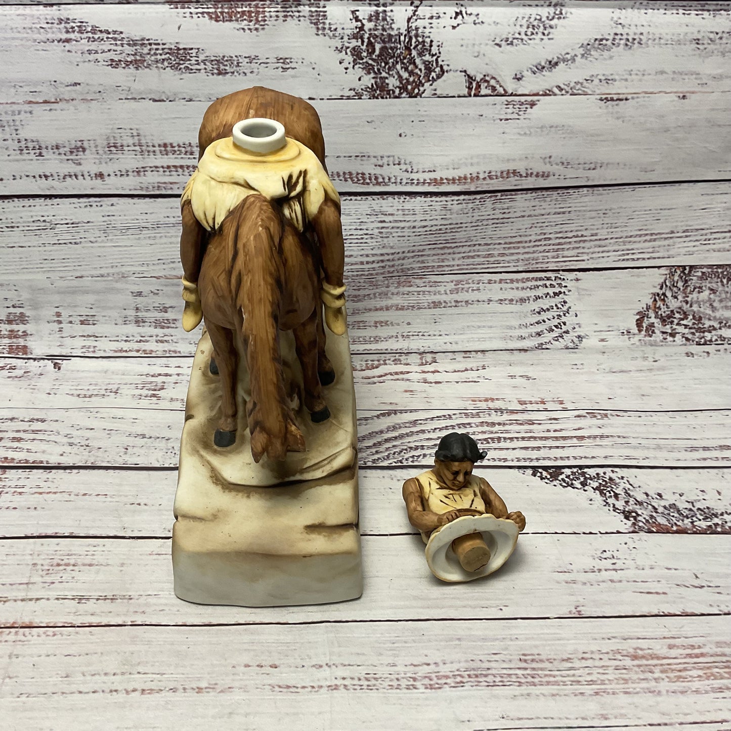 Ski Country Whiskey Decanter The End Of Trail Native Man Riding Horse