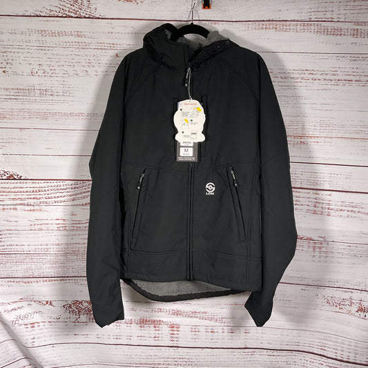 Loki Gear Mountain Black Sherpa Fleece Line Softshell Jacket - Size M New w/ Tag