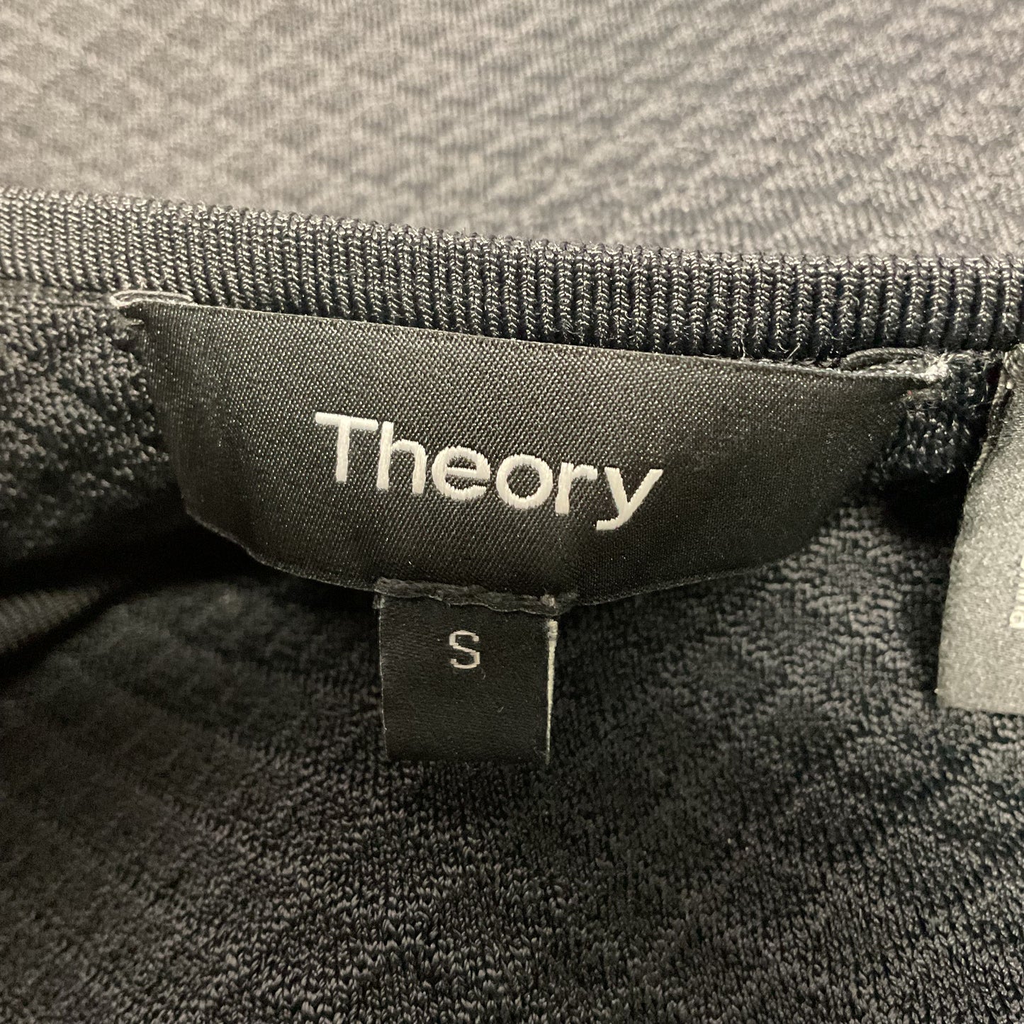 Theory Black Knit Sleeveless Sheath Mini Dress - Size S