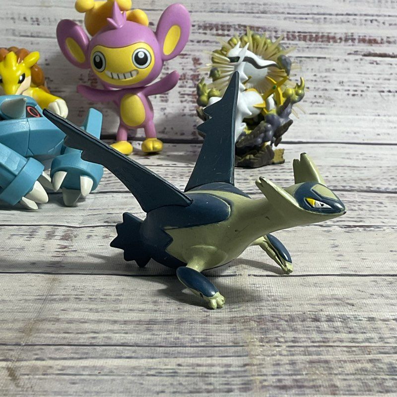 5 Pc. Lot Of Mini Pokemon Figurines Vintage & Modern Sandslash Arceus V Aipom