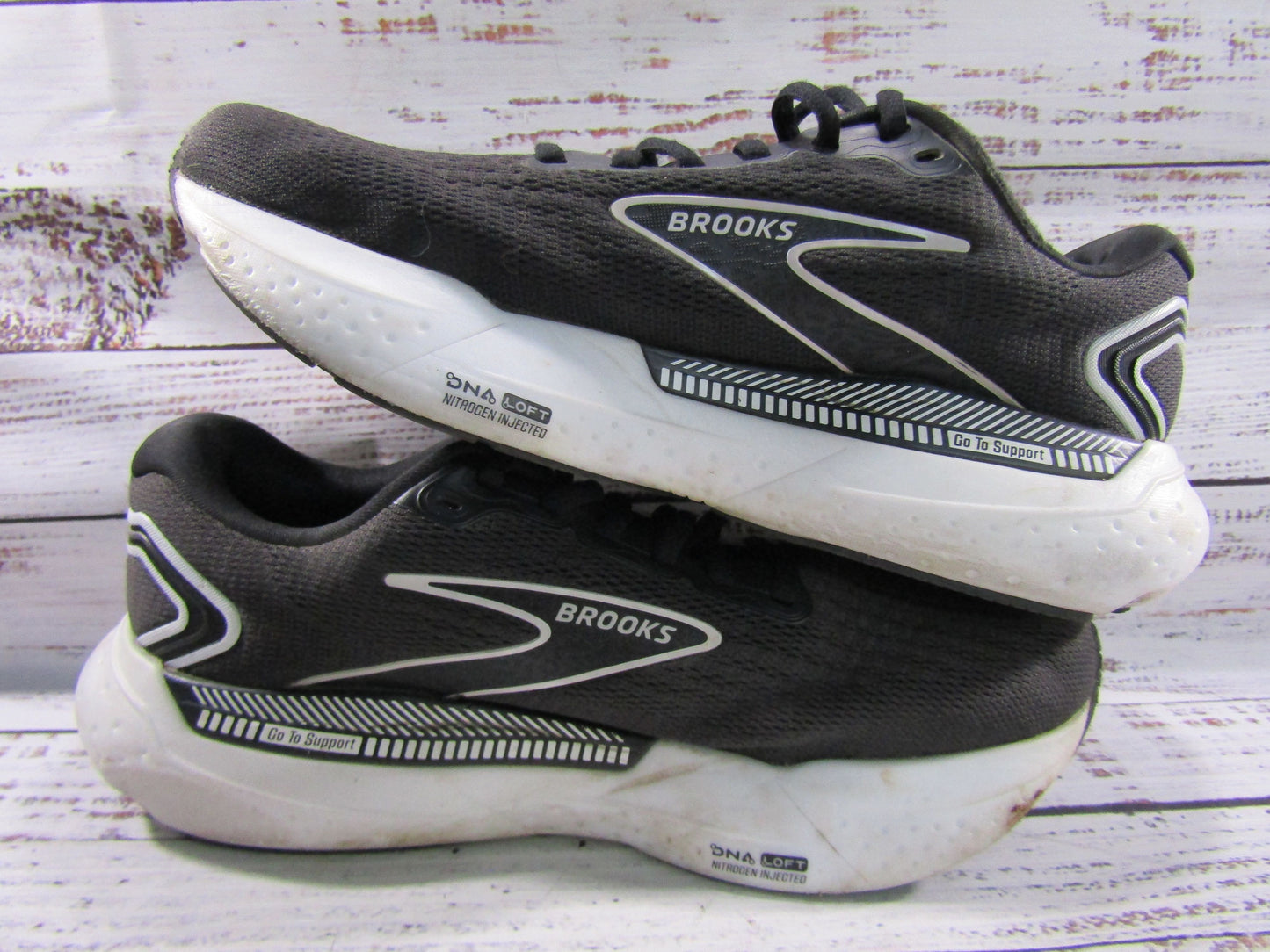 Glycerin GTS 21 Women's Black Running Shoes Size 8.5