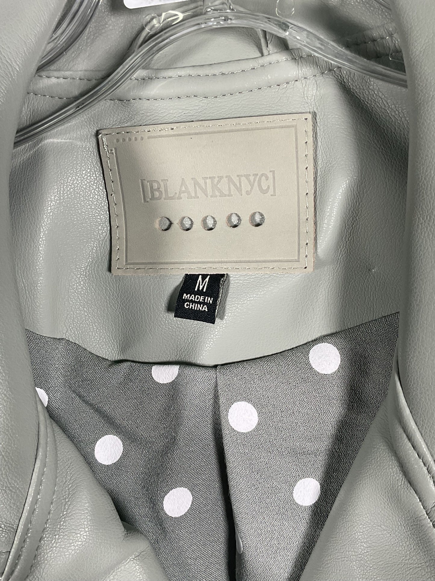 BlankNYC Gray Moto Biker Jacket - Size M
