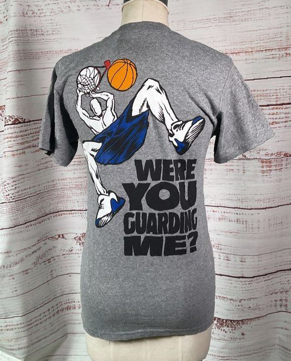 Mitchell & Ness Men's And 1 Guarding Me T-Shirt Heather Charcoal S