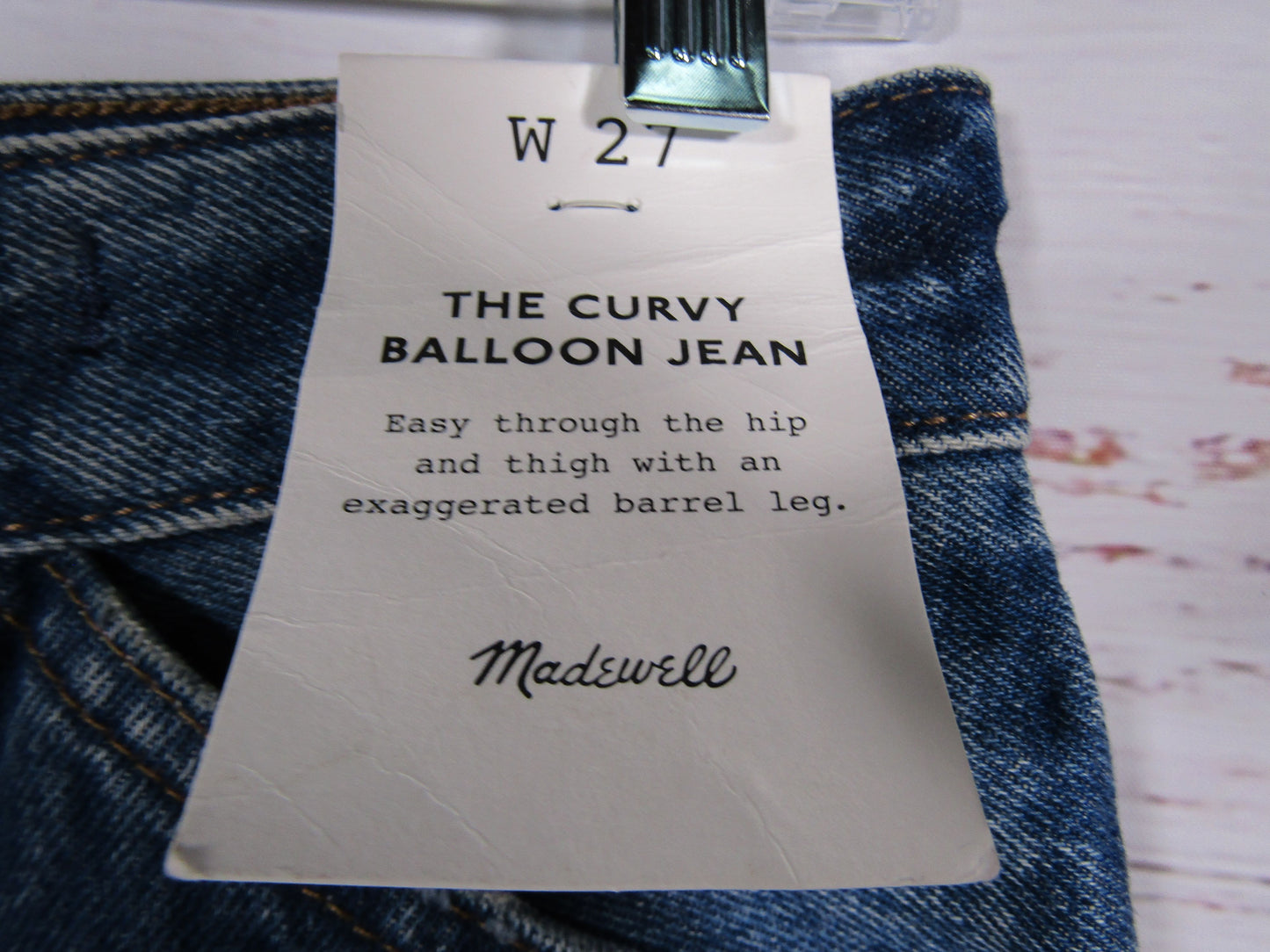 Madewell The Curvy Balloon Jeans Size 27