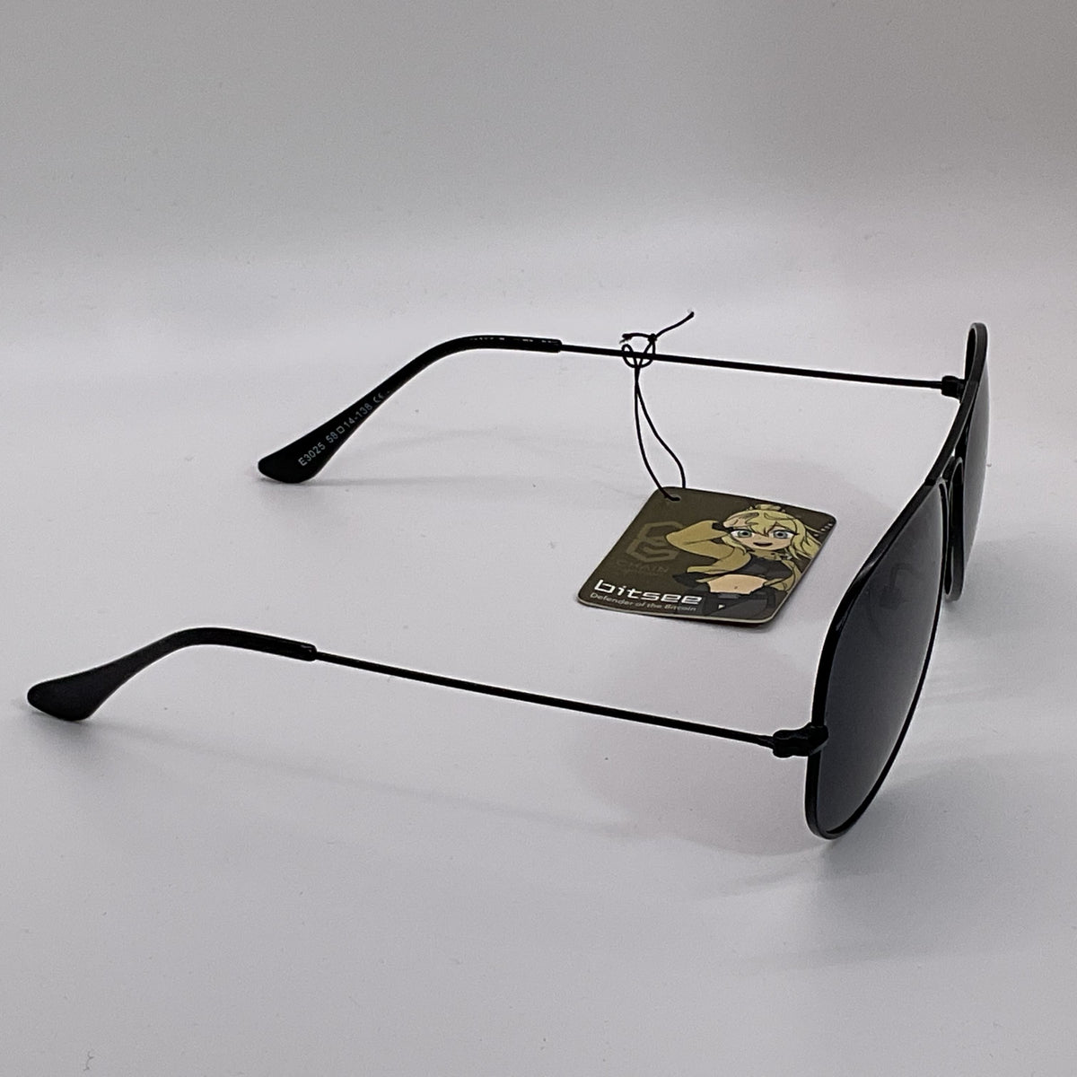 CHAIN GUARDIANS Bitsee Naka Promotion Unisex Aviator Sunglasses- 58[ ]14 138