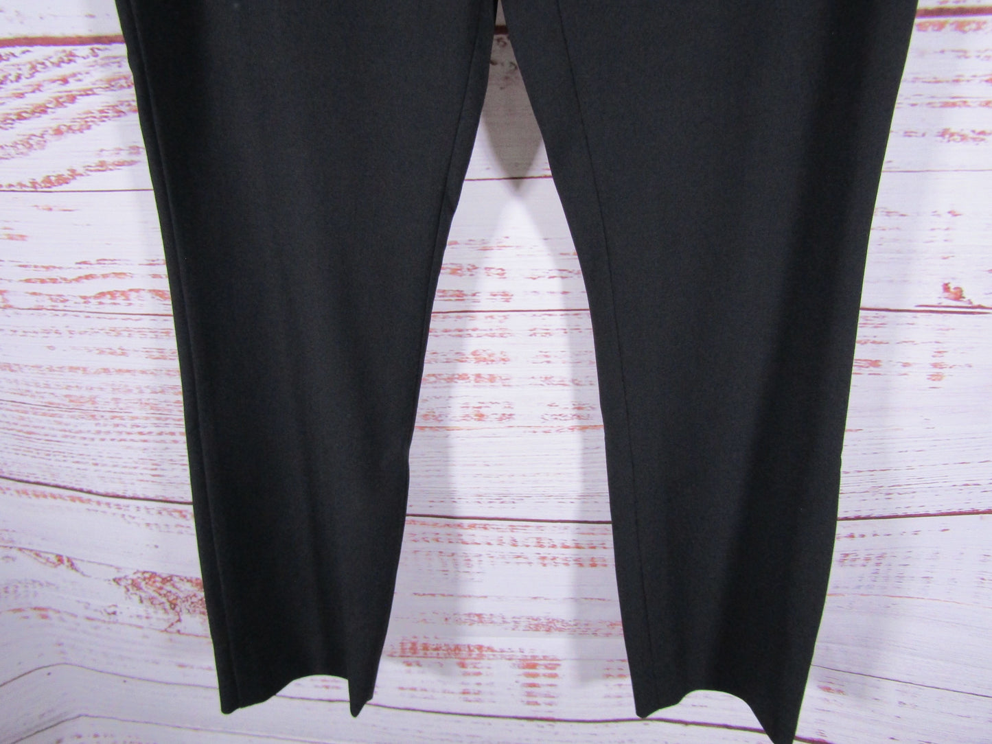 Dolce & Gabbana Women's Black Wool Blend Trouser Pants Size 42 Made in Italy